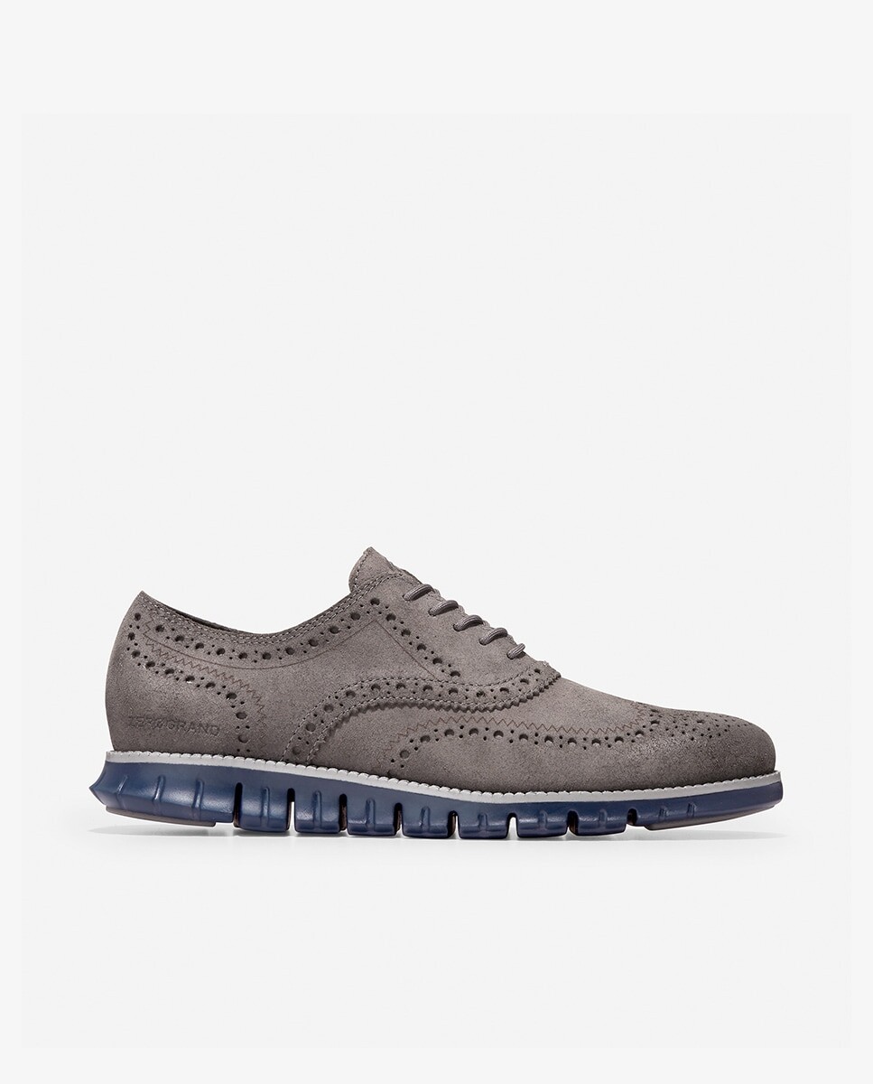 

Мужские кожаные туфли на шнуровке со шнуровкой Cole Haan, серый