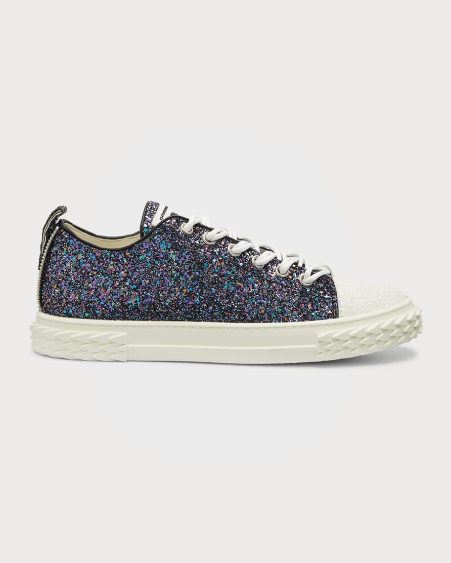 

Мужские низкие кроссовки с блестками Giuseppe Zanotti