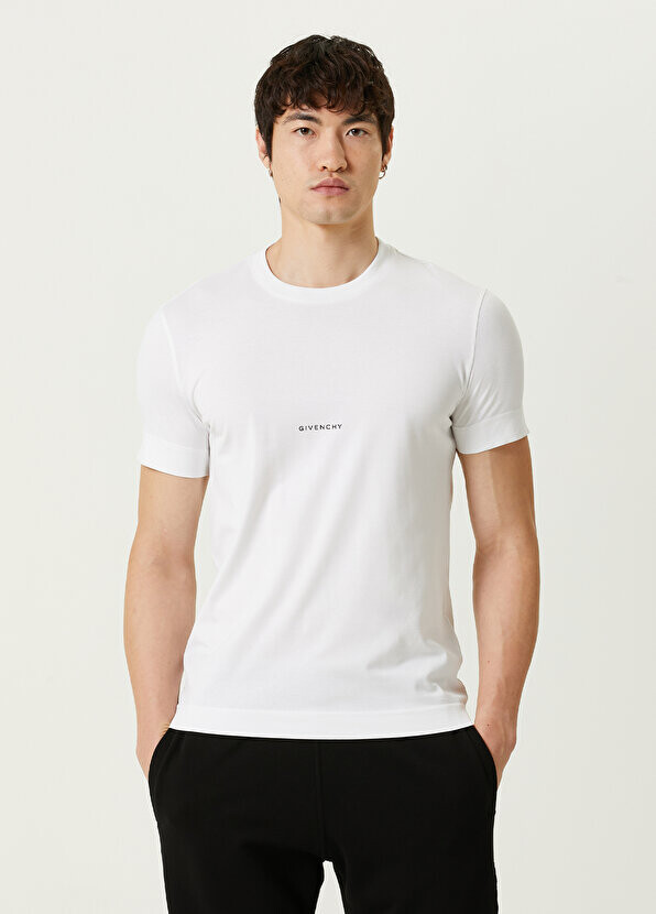 

Белая футболка с логотипом Givenchy, Белый
