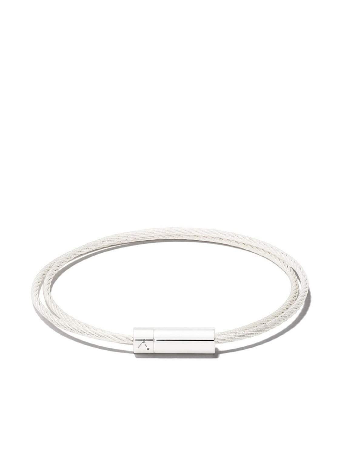 

Серебряный браслет Le 9 Grammes Double Cable Le Gramme