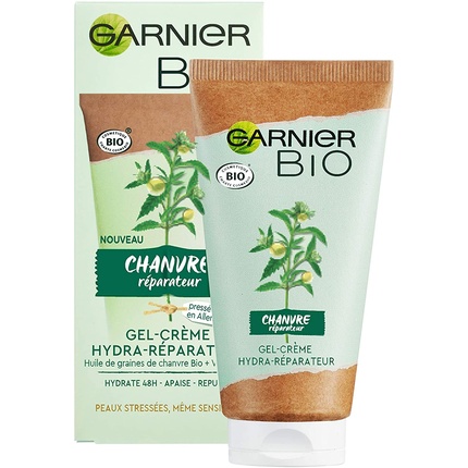 Garnier Bio Hemp Восстанавливающее и питательное увлажняющее средство для лица с витамином Е 50 мл