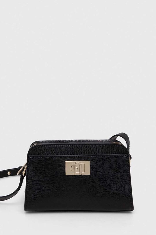

Кожаная сумочка Furla, черный