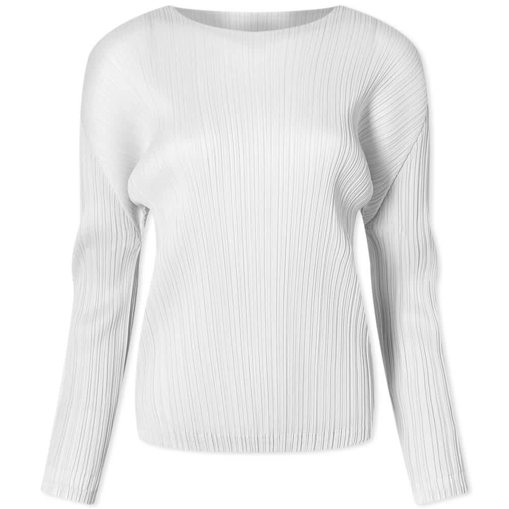 

Топ Pleats Please Issey Miyake Long Sleeve Pleats Crew Top