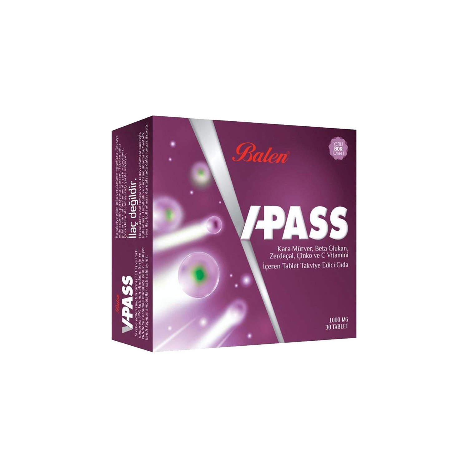 

Balen V-P-A-Ss 1000 мг x 30 таблеток