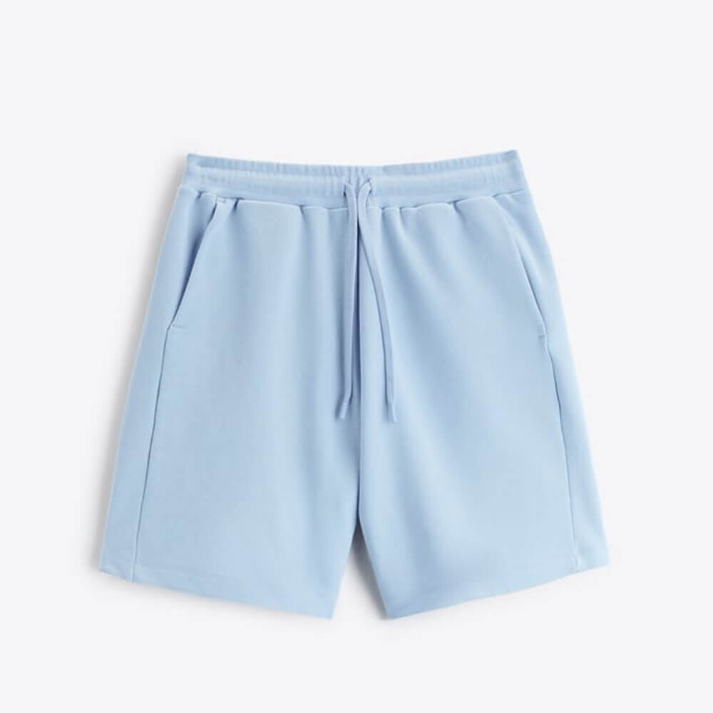 

Шорты Zara Basic Jogger Bermuda, небесно-голубой