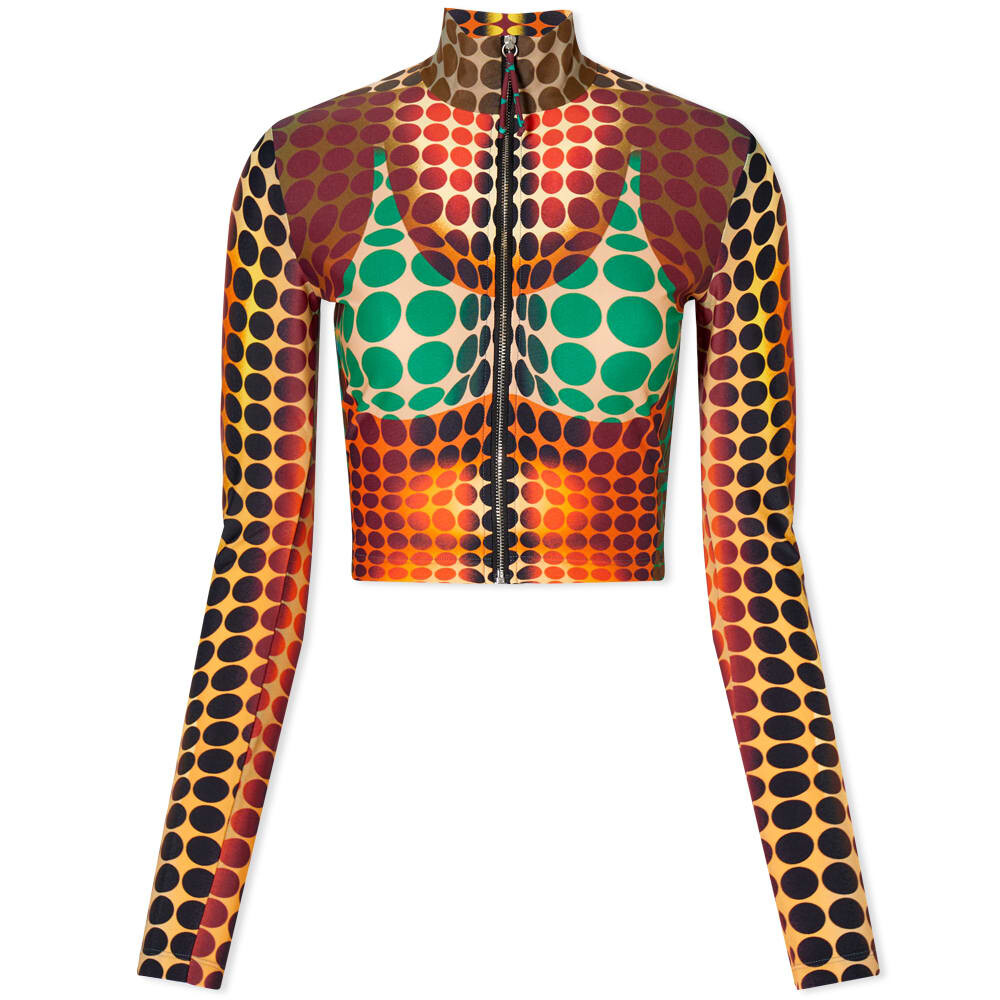 

Топ Jean Paul Gaultier Cyber Print High Neck Top