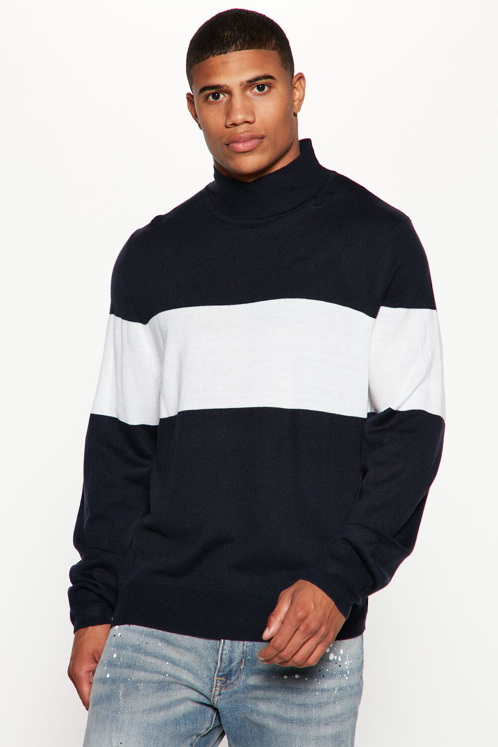 

Свитер Fashion Nova 1SWEATER109, нави, Черный