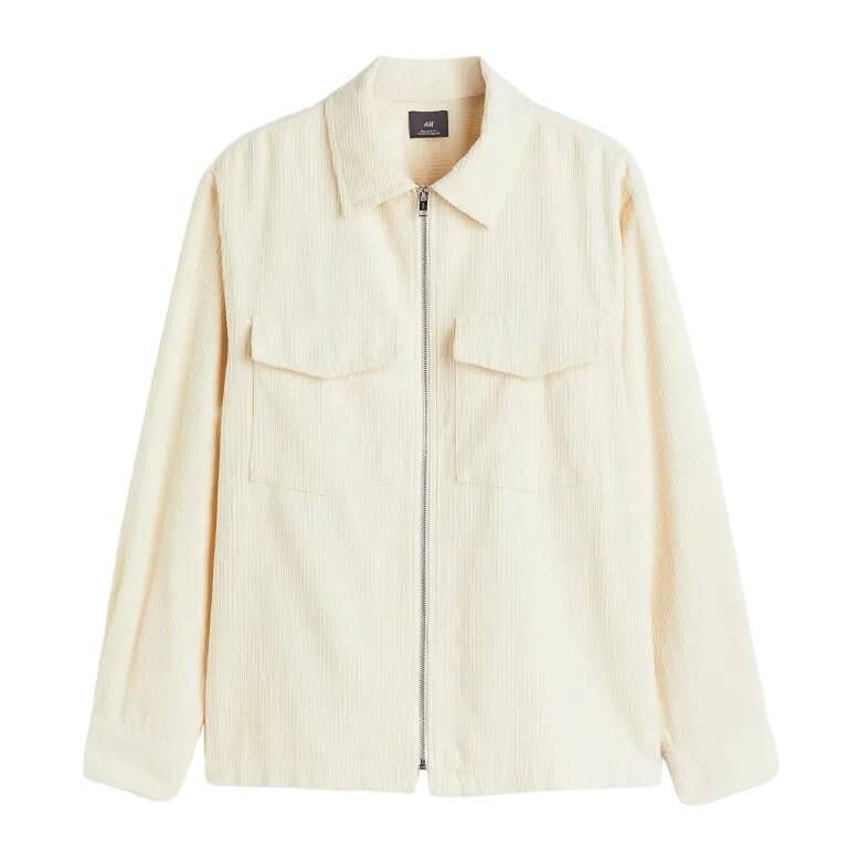 

Рубашка H&M Corduroy, кремовый