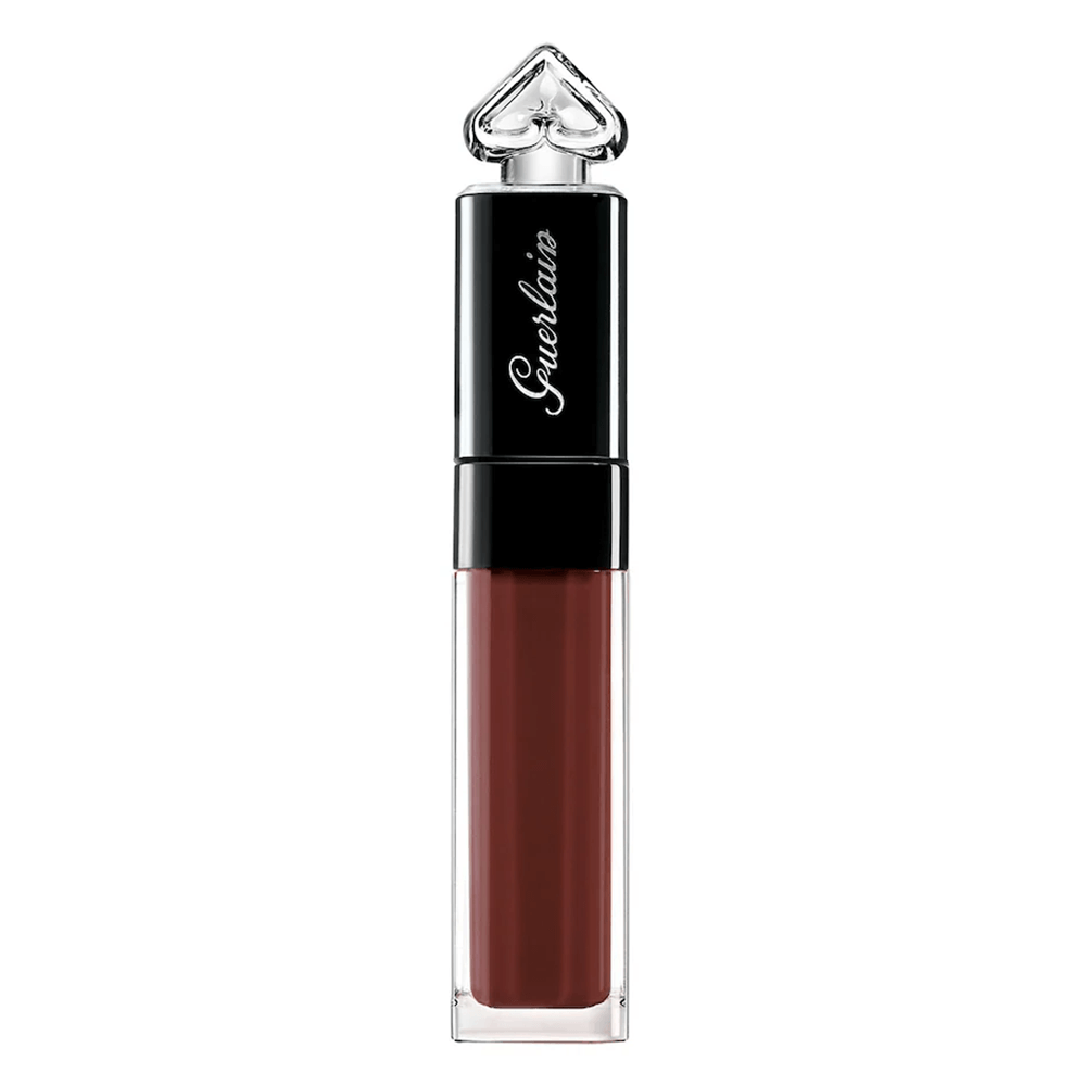 Жидкая помада для губ Guerlain La Petite Robe Noire Lip Colour'Ink, темно-красный
