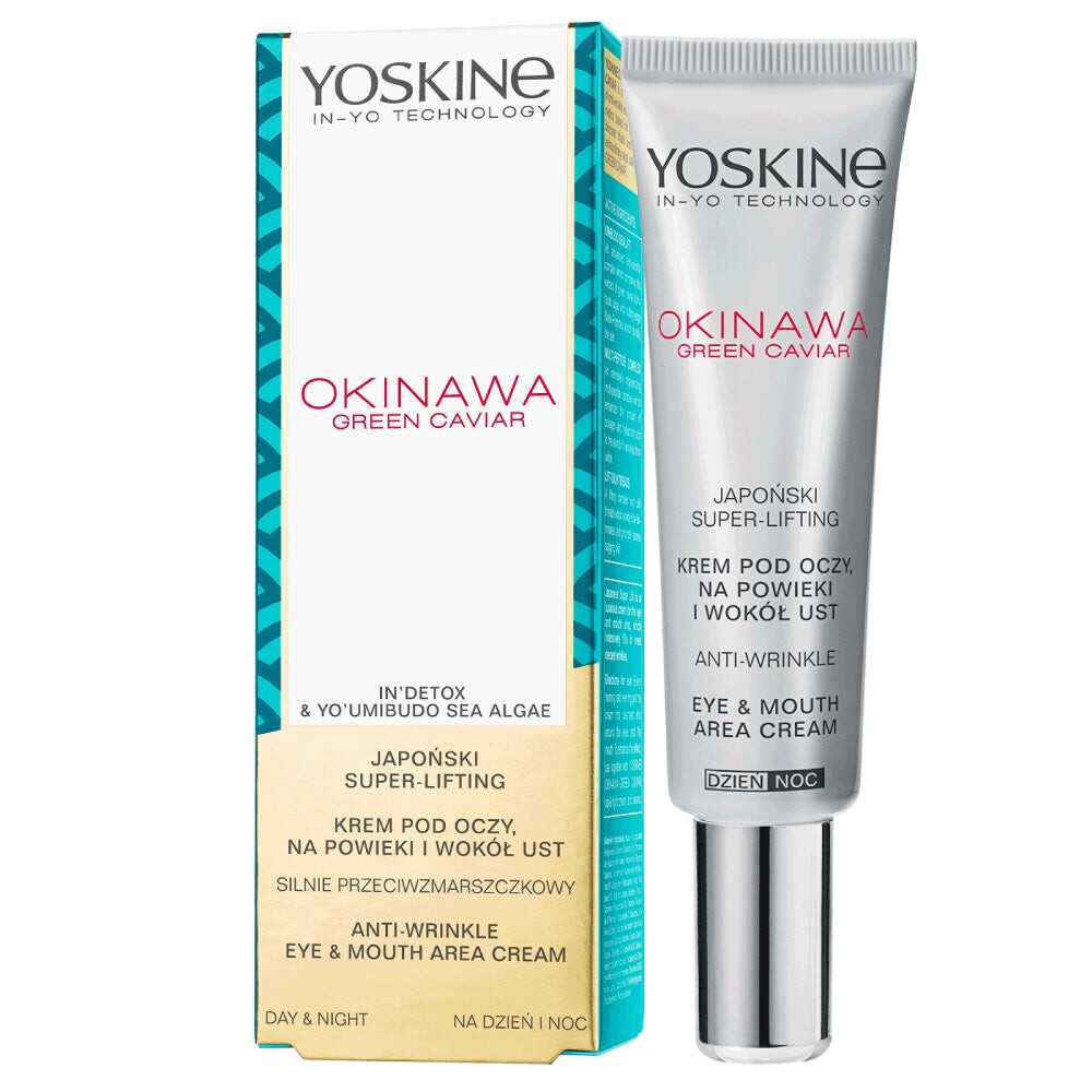 

Yoskine Крем вокруг глаз Okinawa Green Caviar для век и вокруг губ 15мл