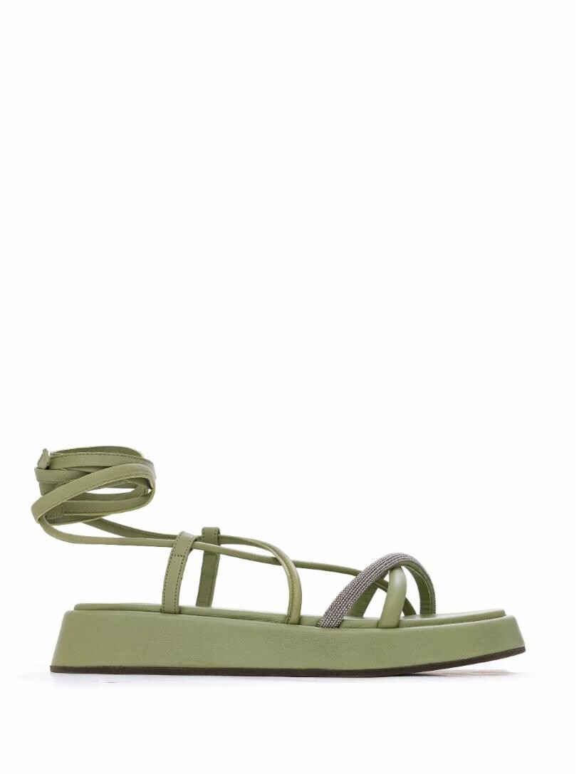 

Кожаные сандалии Brunello Cucinelli