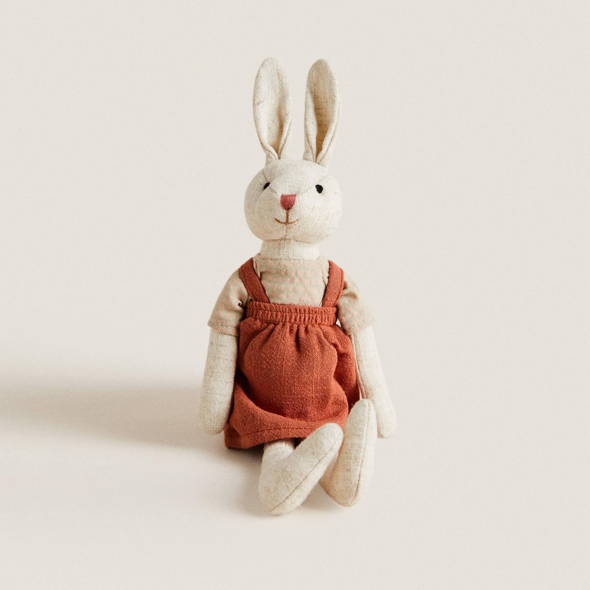 Мягкая игрушка Zara Home Rabbit, мультиколор мягкая игрушка заюша платье в горох
