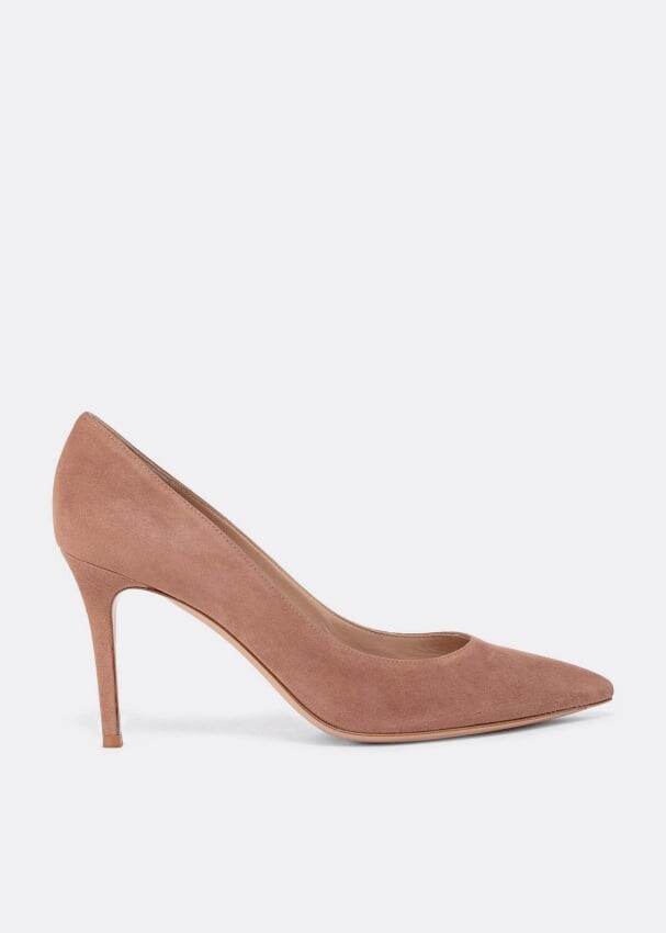 

Туфли GIANVITO ROSSI Gianvito suede pumps, розовый