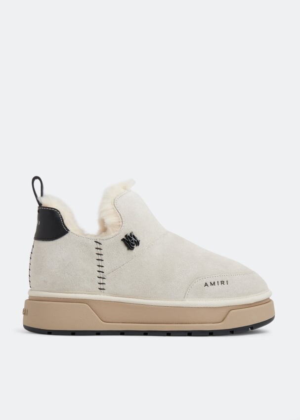 

Ботинки AMIRI Shearling puffer boots, бежевый
