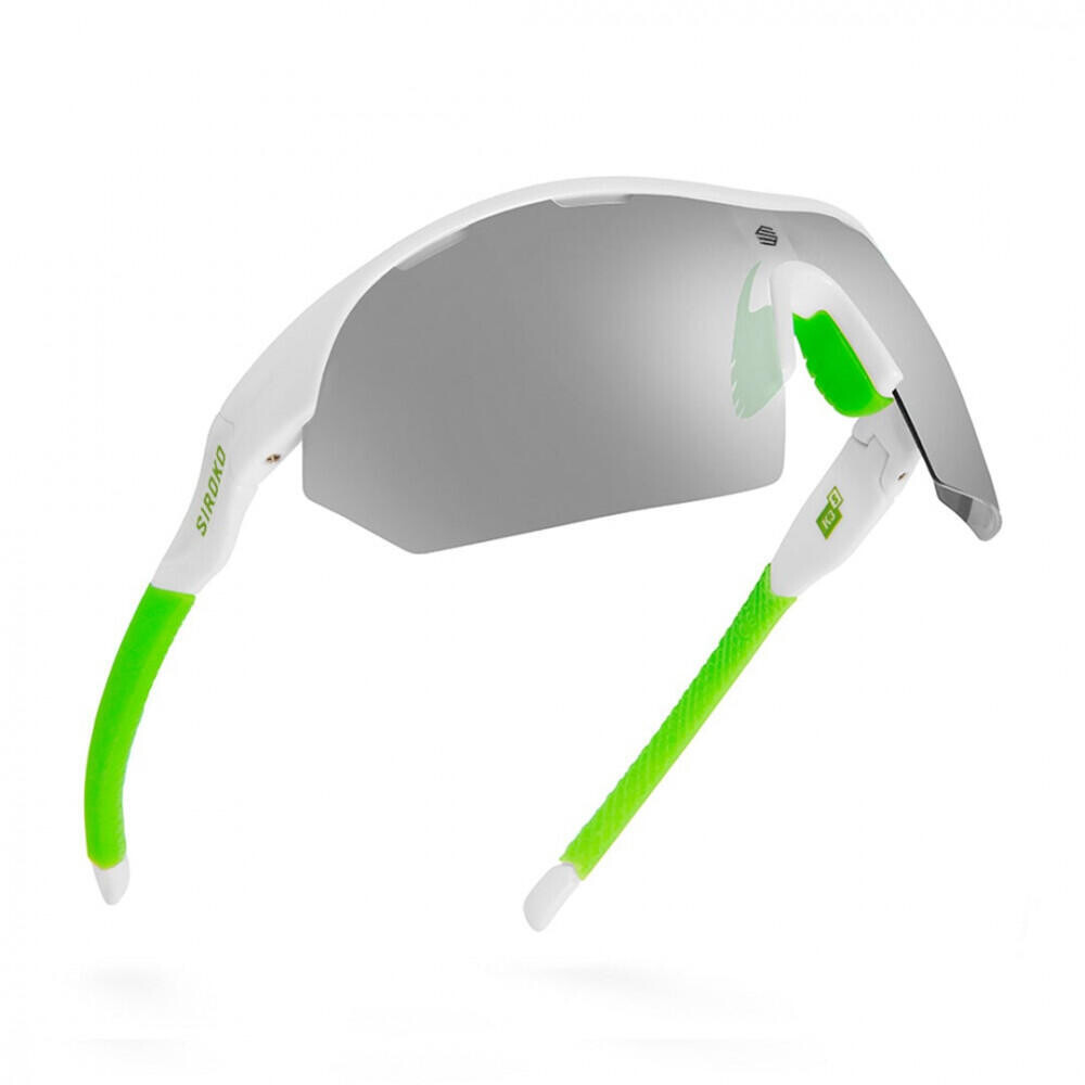 

Самозатемняющиеся велоочки K3s PhotoChromic Fluor SIROKO, белый / зеленый