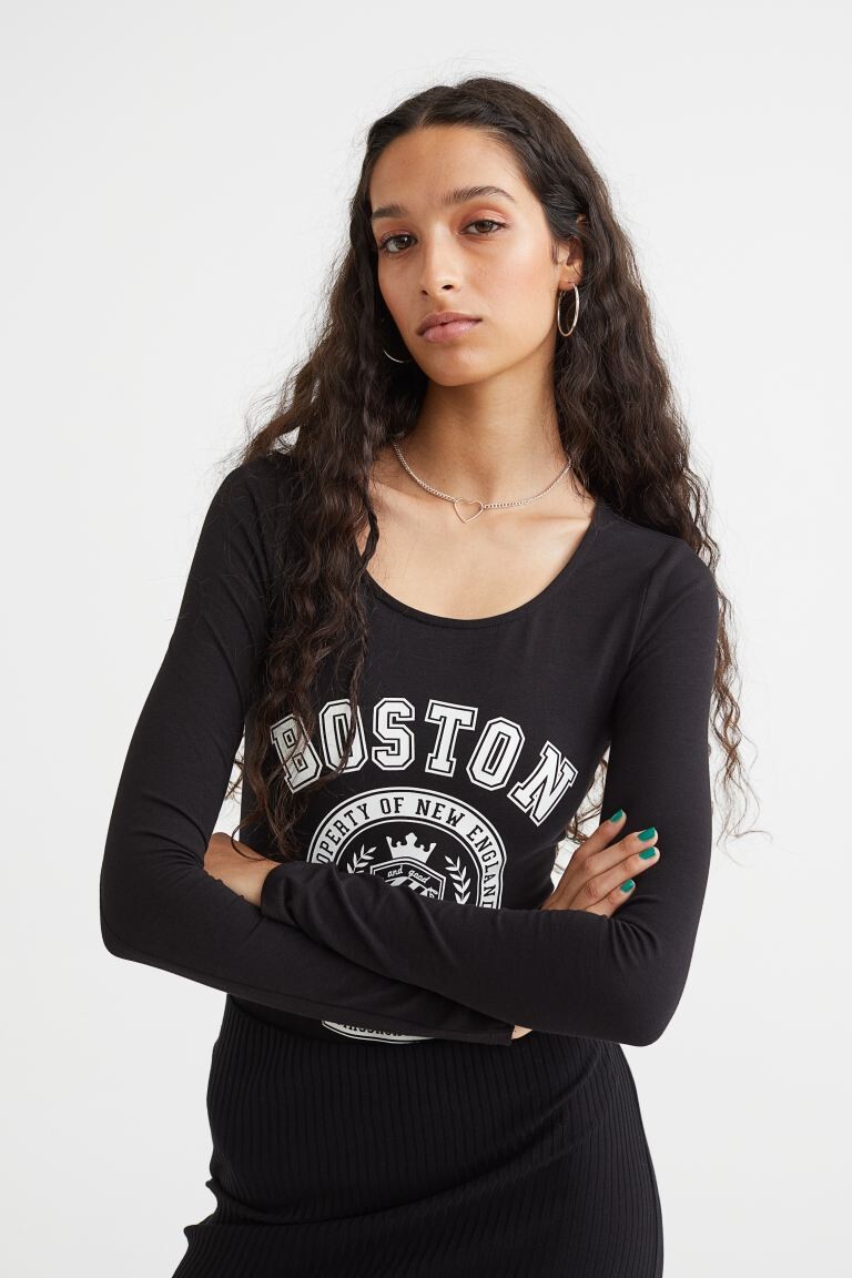 

Мишки с принтом H&M, черный/бостон
