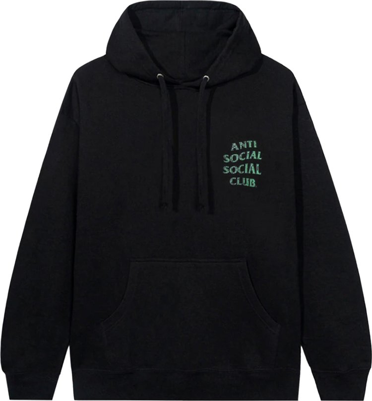 Худи Anti Social Social Club Glitch Hoodie 'Black', черный - фото