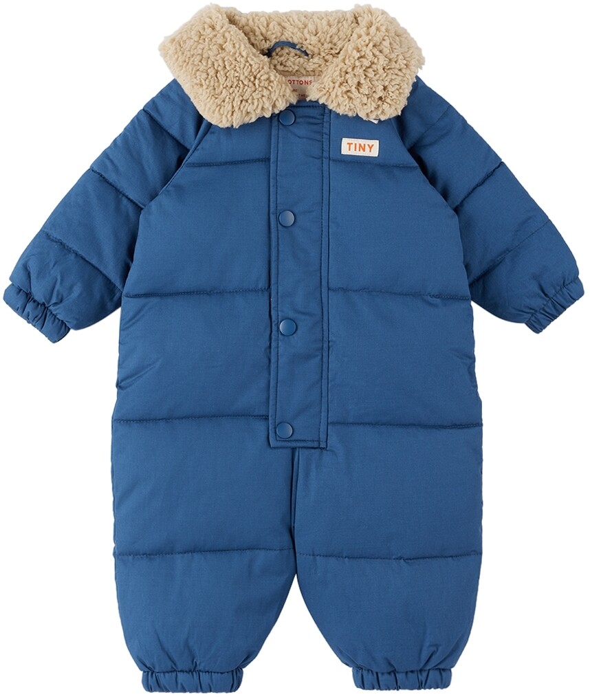 

Твердый зимний комбинезон Baby Navy TINYCOTTONS