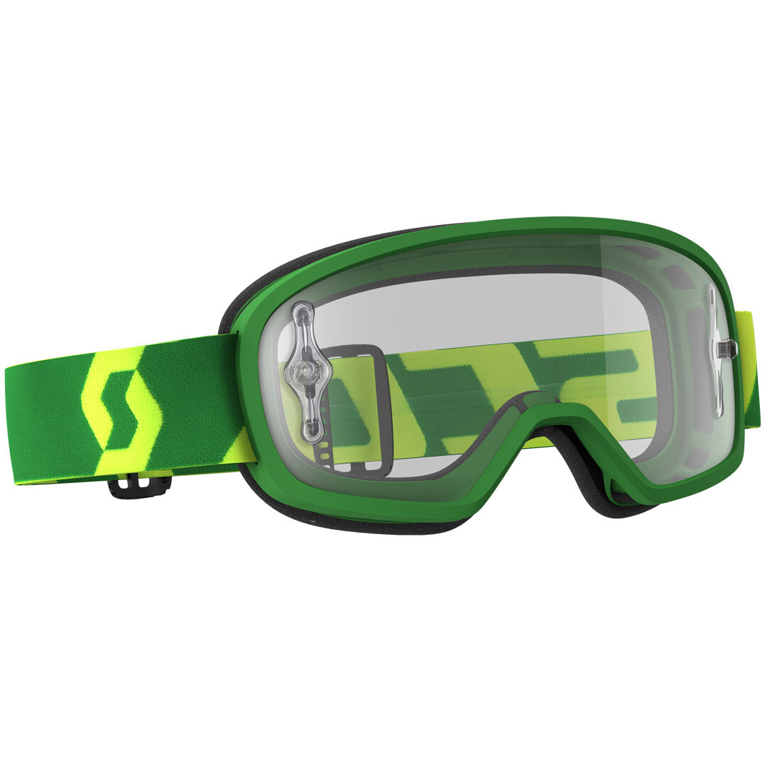 

Детские мотоциклетные очки Scott Buzz MX Pro с логотипом, зеленый/желтый