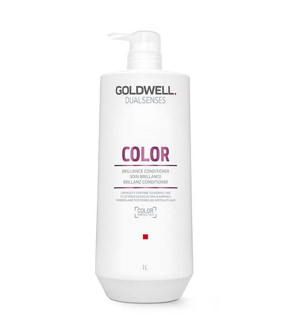 Goldwell Кондиционер для сияния окрашенных волос Dualsenses Color Brilliance Conditioner 1000мл кондиционер для волос goldwell кондиционер для вьющихся волос увлажняющий dualsenses curls
