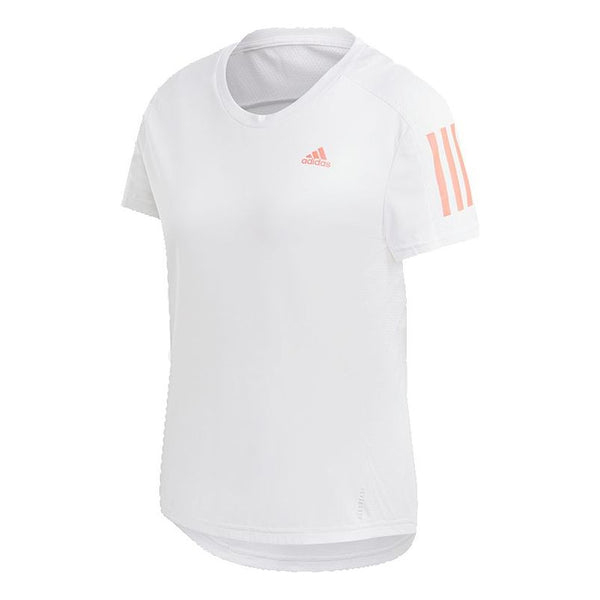 Футболка Adidas Own The Run Tee Running Sports Short Sleeve White, Белый