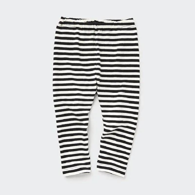 

Легинсы для малышей Uniqlo Toddler Striped, черный