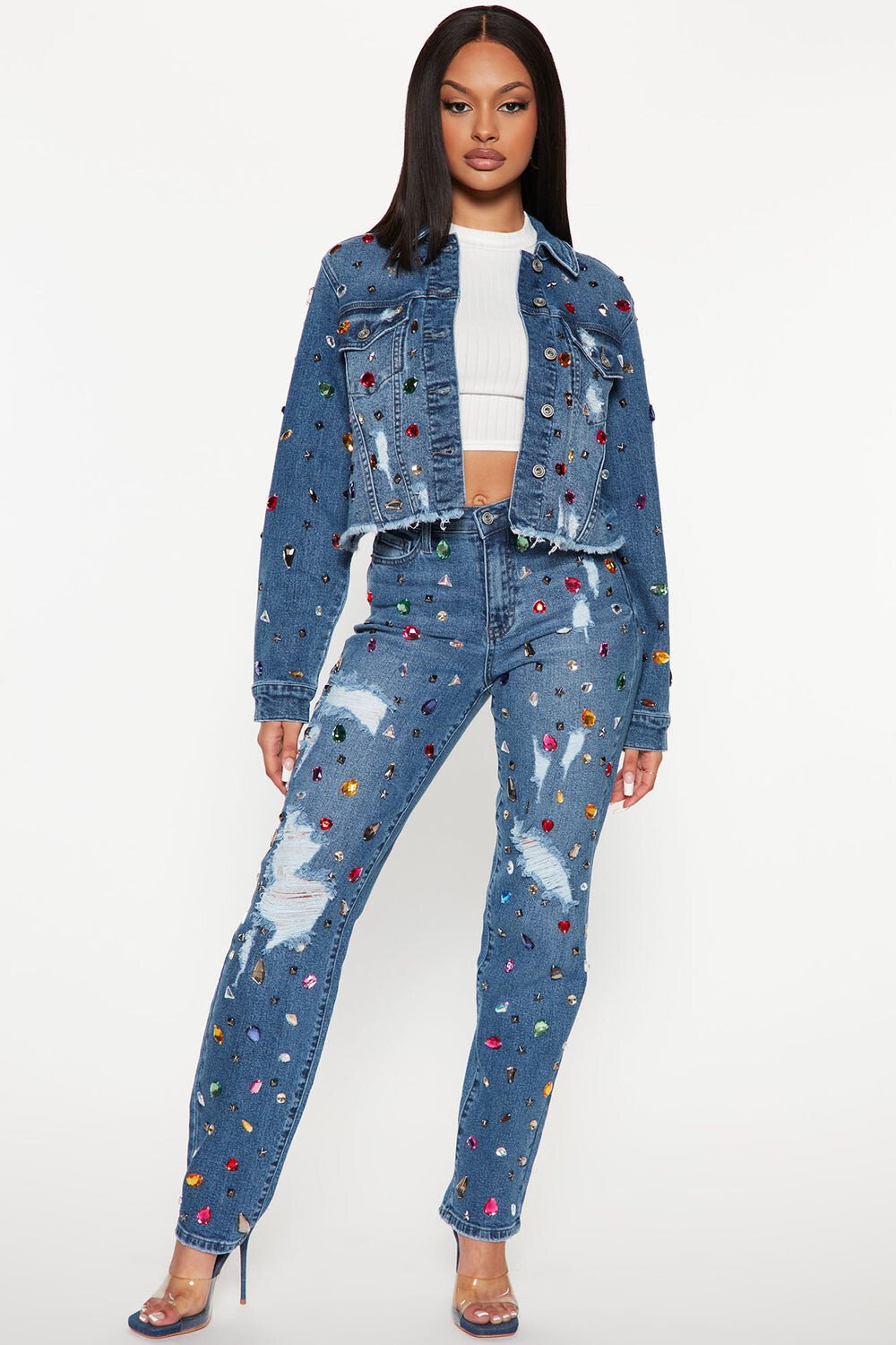 

Джинсы Fashion Nova FN24436FB06, синий