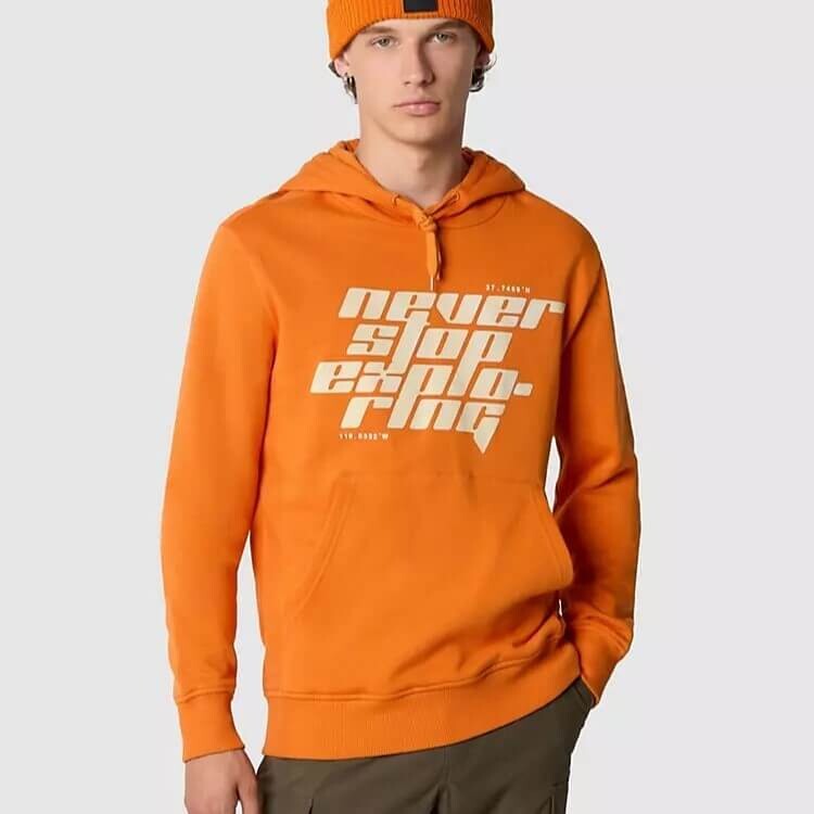 

Толстовка The North Face Graphic, оранжевый