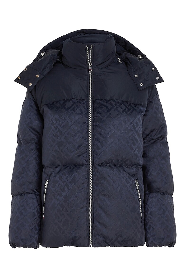 

Стеганая зимняя куртка со съемным капюшоном Tommy Hilfiger, синий