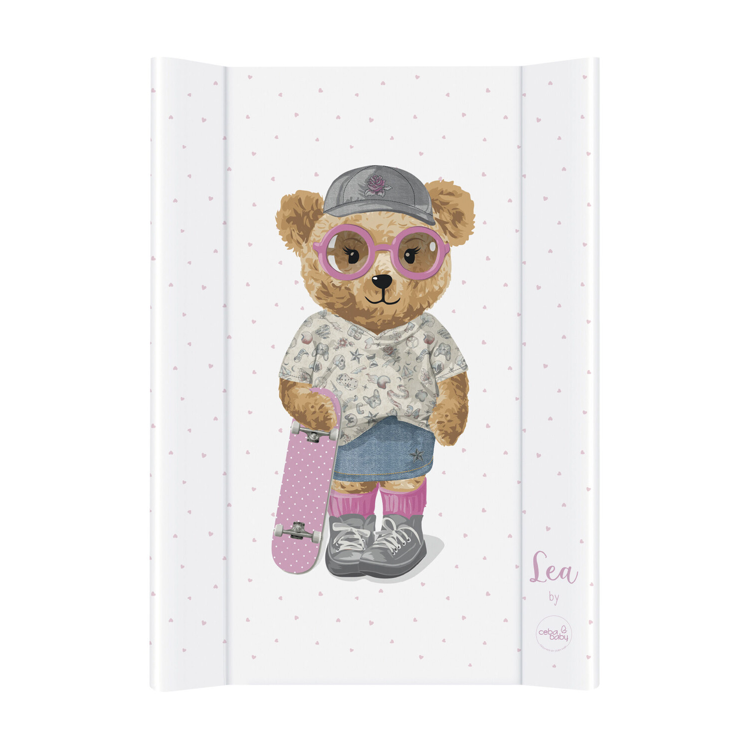 

Ceba Baby Fluffy Puffy короткий жесткий пеленальный столик 50x70 см Lea, 1 шт.