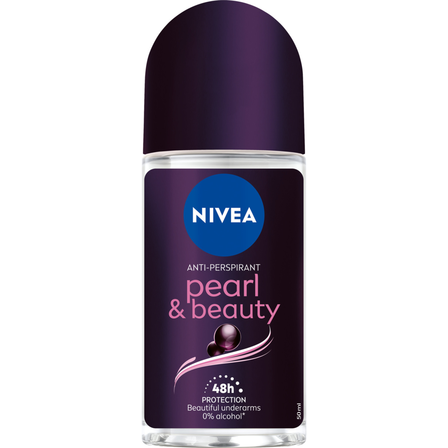 Nivea Pearl & beauty шариковый антиперспирант черный жемчуг для женщин, 50 мл - фото