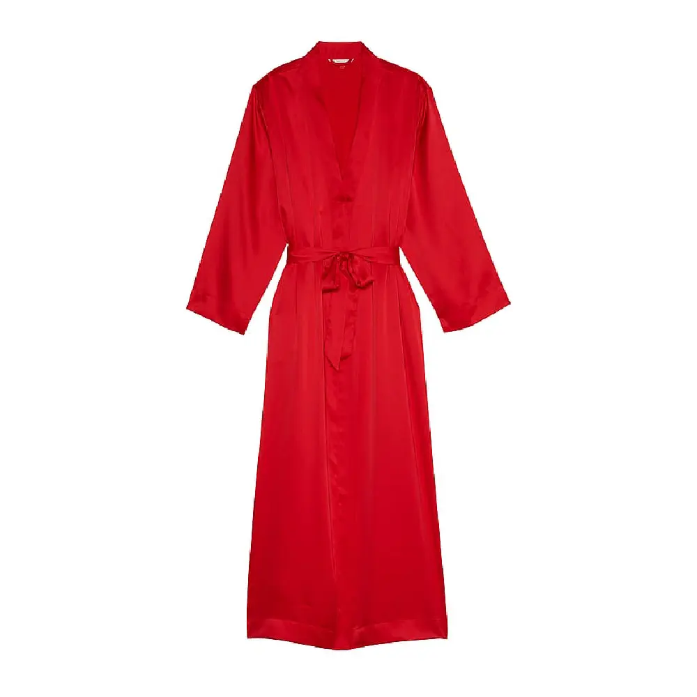 

Халат Victoria's Secret Satin Long, красный