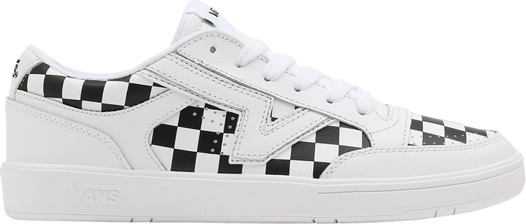 Кеды Vans Lowland CC Checkerboard - White Black, белый кеды vans lowland белый серый
