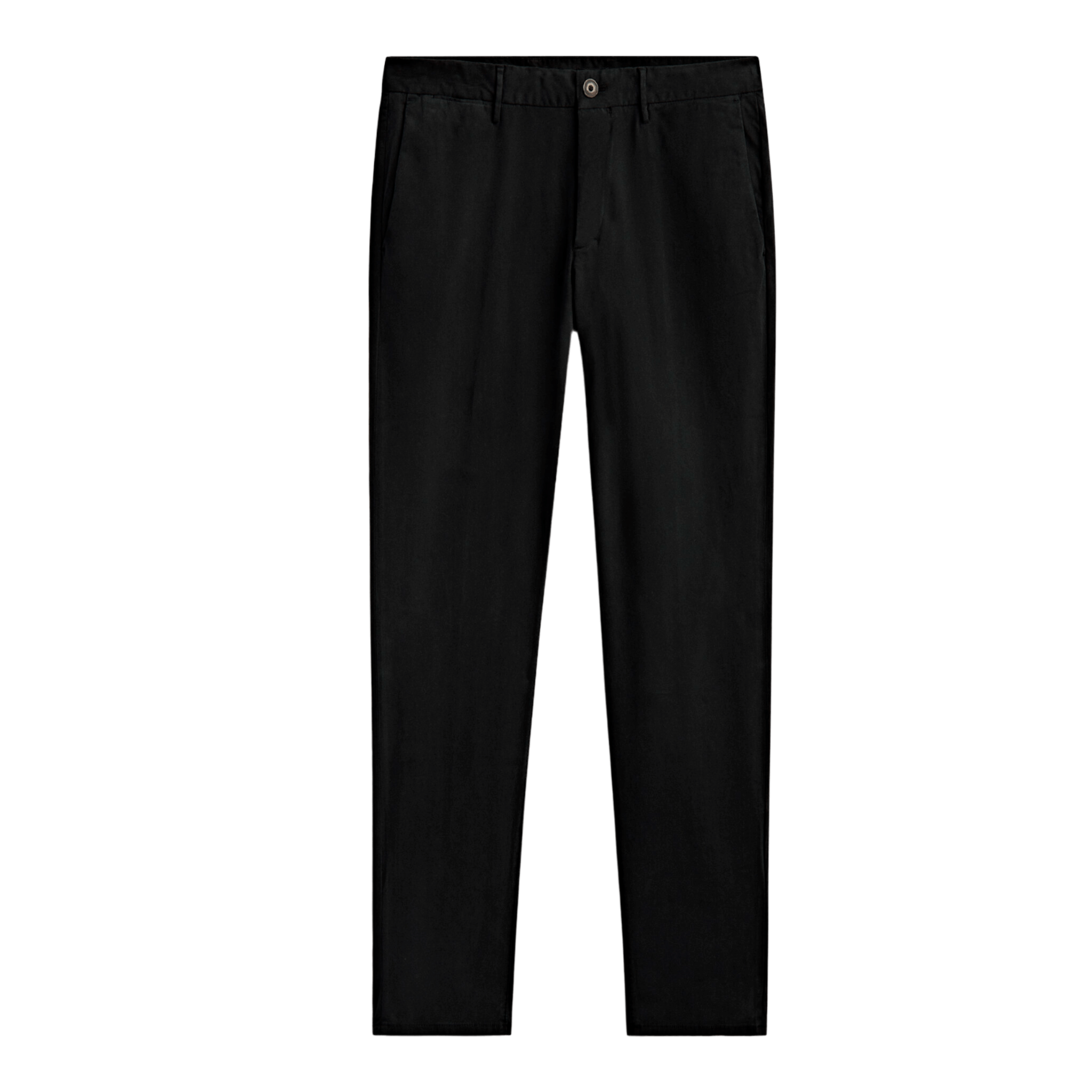 Брюки-чинос Massimo Dutti Slim Fit, черный брюки чинос massimo dutti relaxed fit wool limited edition тёмно синий размер s