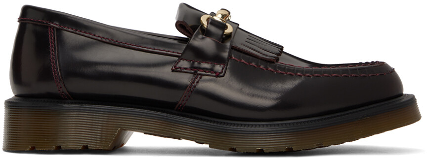 

Бордовые лоферы Adrian Snaffle Dr. Martens