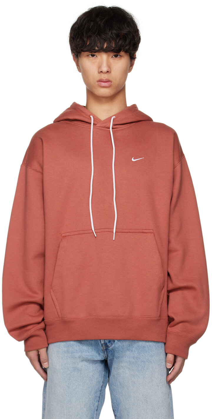 

Бордовый худи с кулиской Nike, Красный