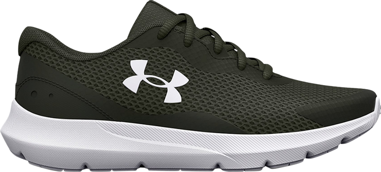 Кроссовки Under Armour Surge 3 GS Baroque Green White, зеленый