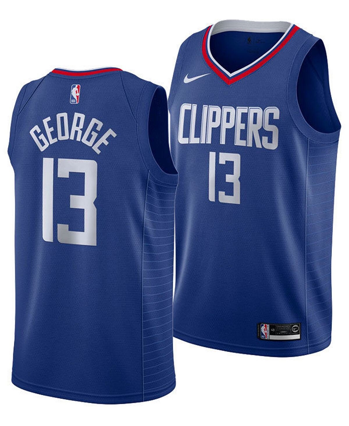 

Мужская футболка paul george los angeles clippers icon swingman Nike, синий