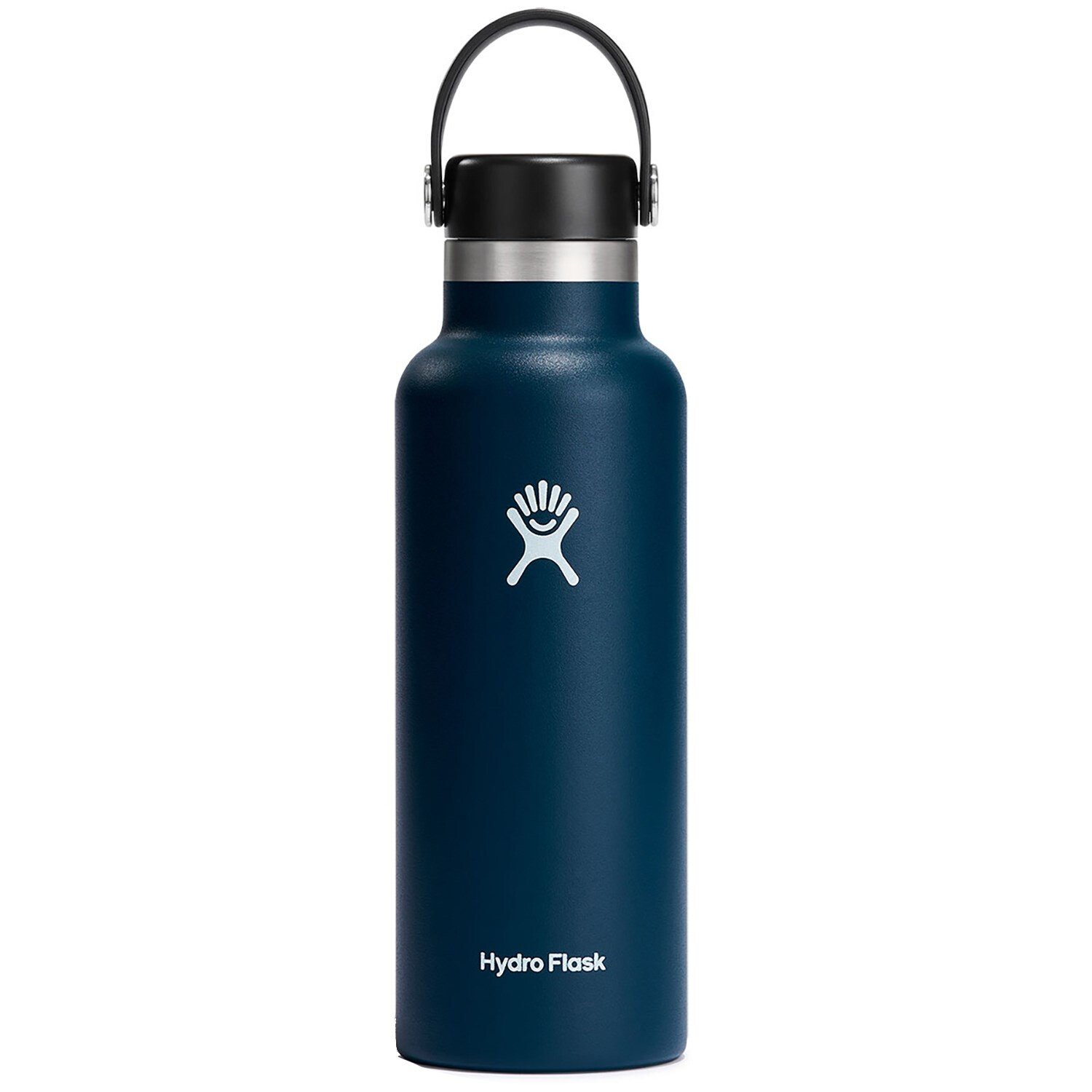 

Hydro Flask Стандартная бутылка для воды со ртом на 18 унций, indigo