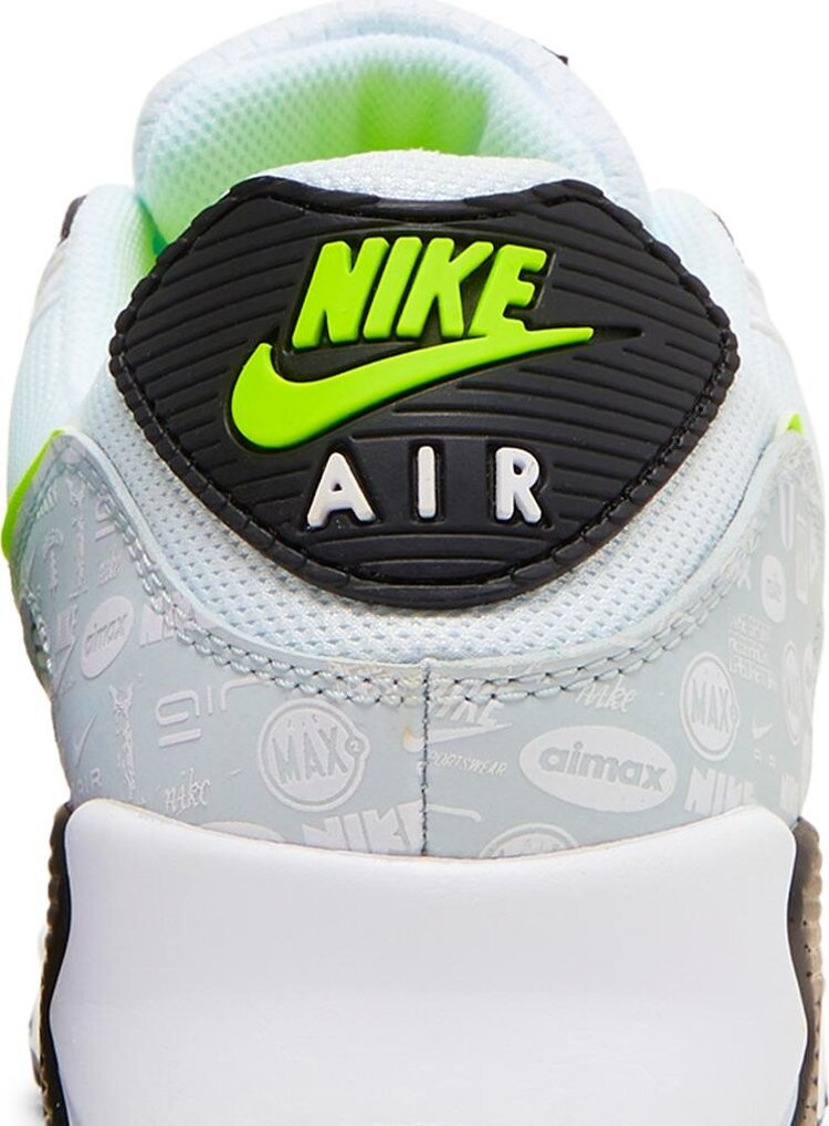 Nike Air Max 90 Reflective Logo White Volt CDEK.Shopping