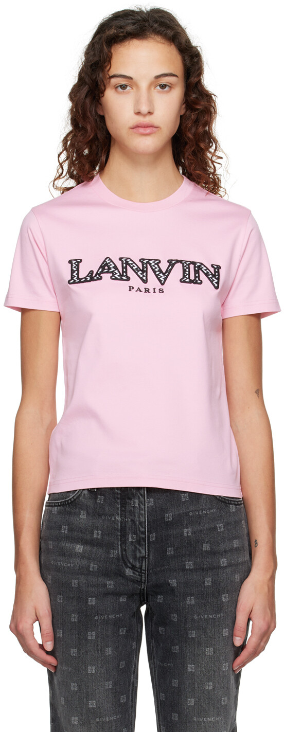 

Розовая футболка Curb Lanvin