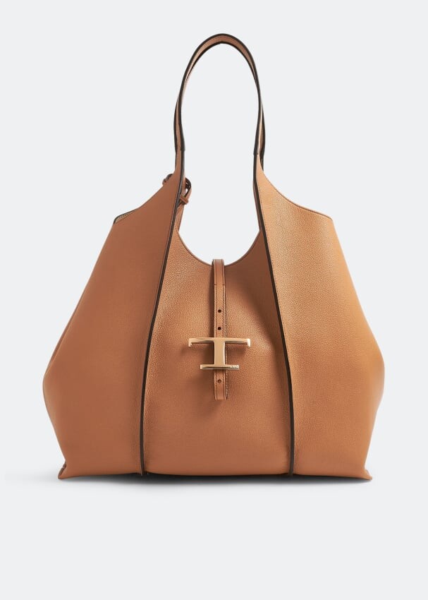 

Сумка-тоут TOD'S Timeless medium shopping bag, коричневый