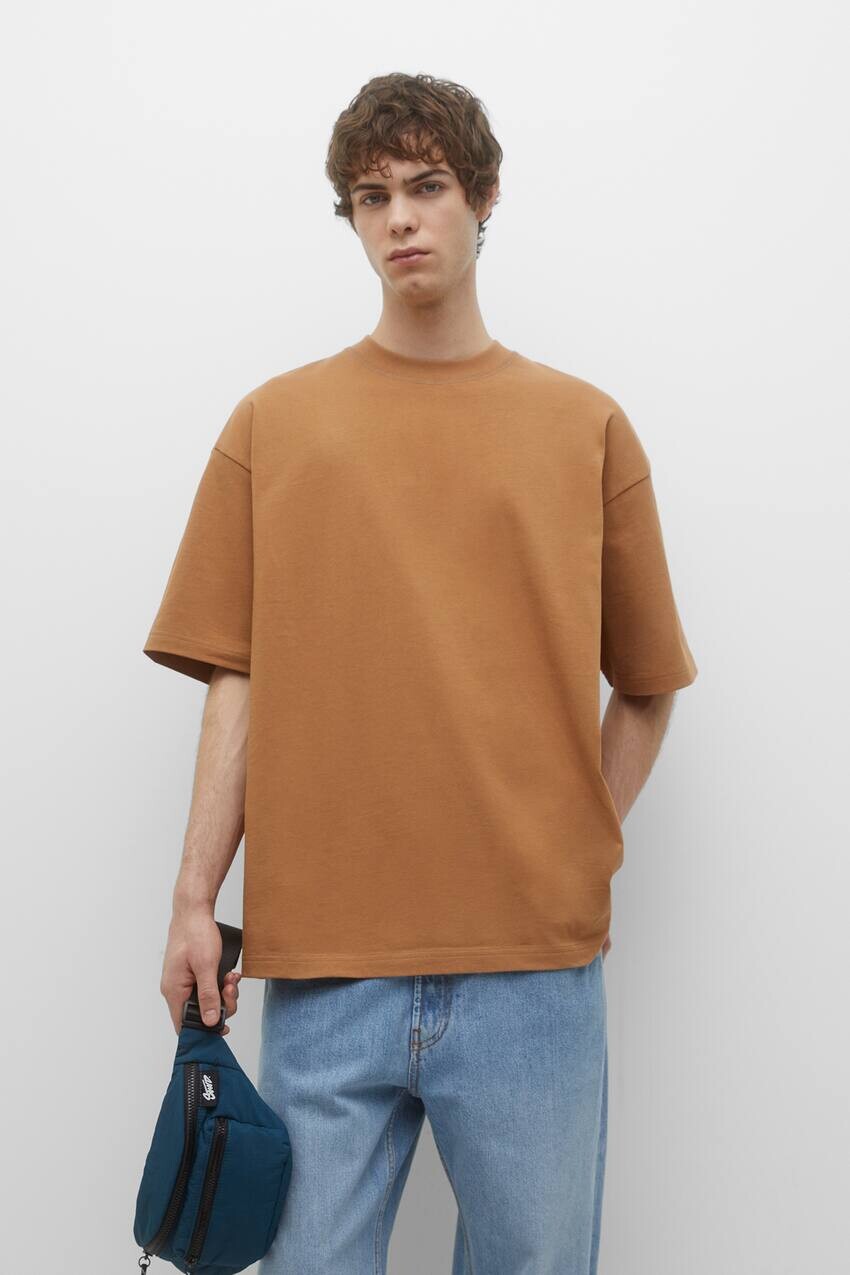 

Футболка оверсайз с короткими рукавами Pull&Bear