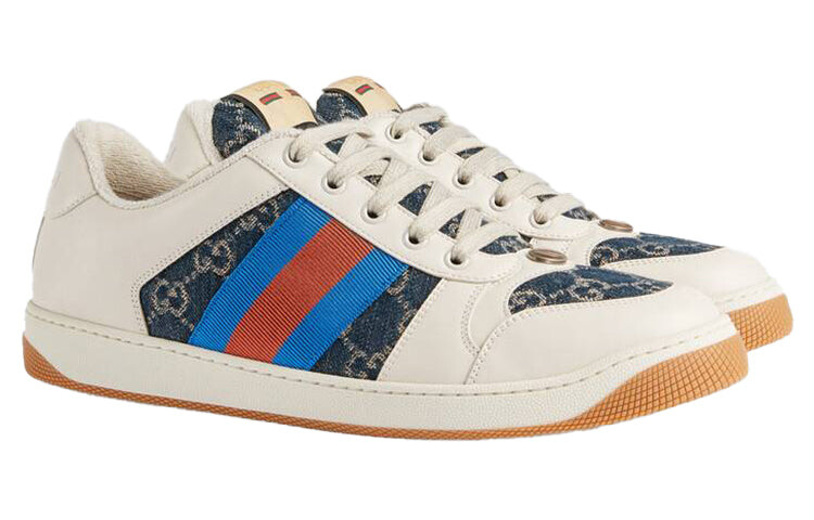 

Кроссовки GUCCI GG Denim Series, белый/синий/красный