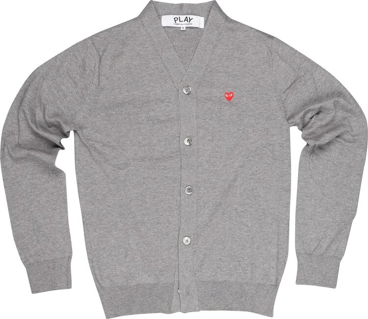 

Кардиган Comme des Garçons PLAY Small Heart Cardigan 'Grey', серый