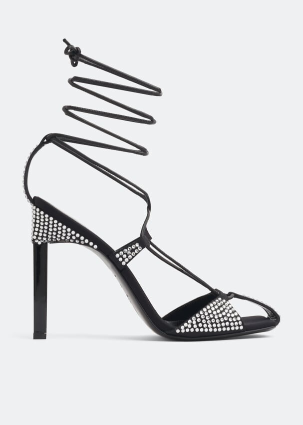 

Сандалии THE ATTICO Adele sandals, черный
