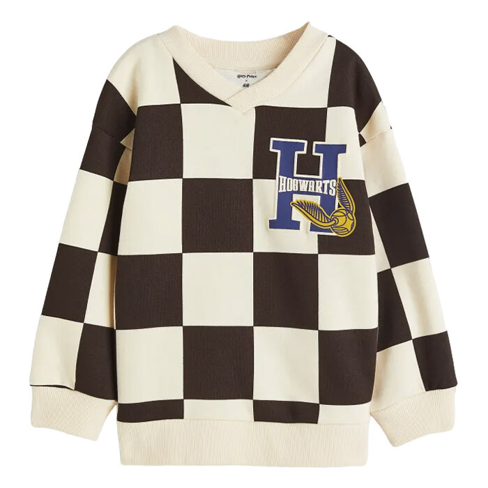 

Свитшот H&M Hogwarts Print-motif, бежевый/коричневый