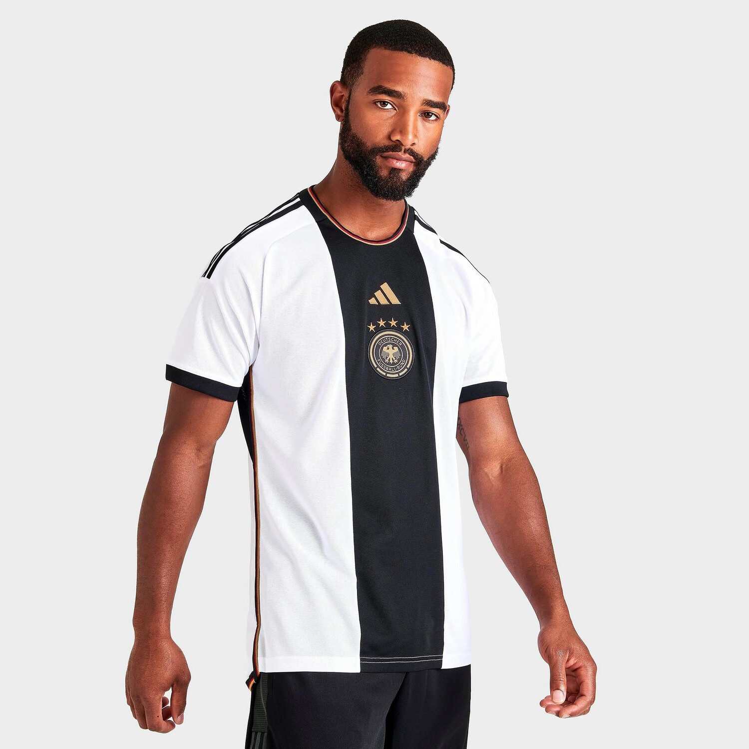 

Мужская футбольная майка Adidas Germany 22 Home Soccer, белый