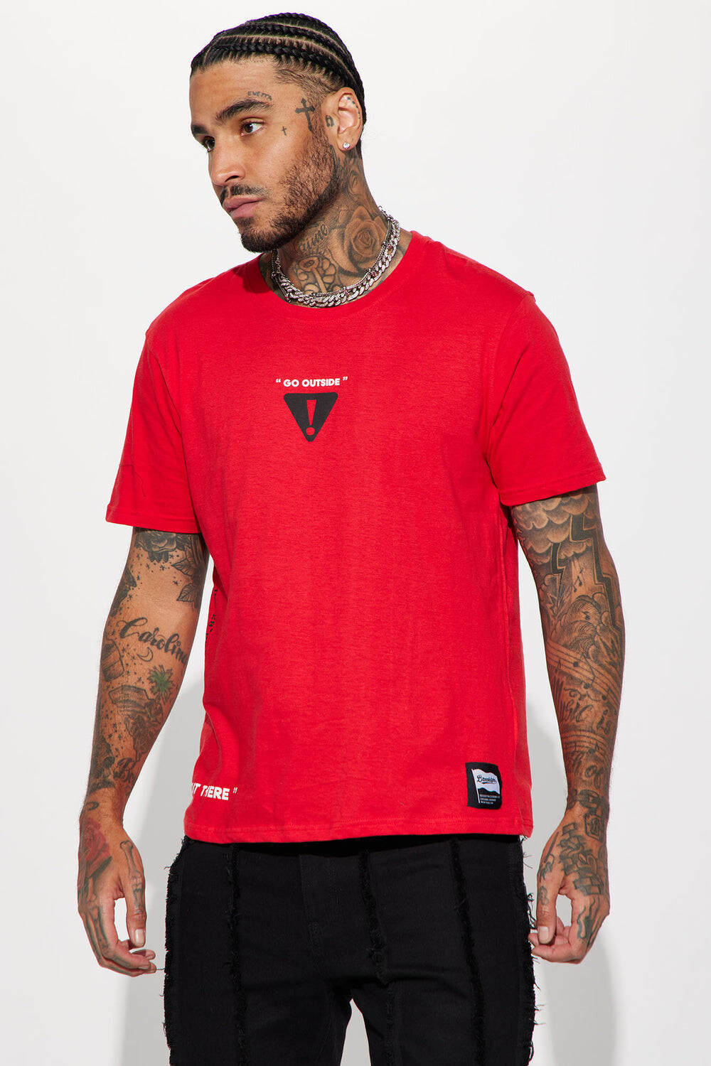 

Футболка Fashion Nova BTMB348FNJ, красный