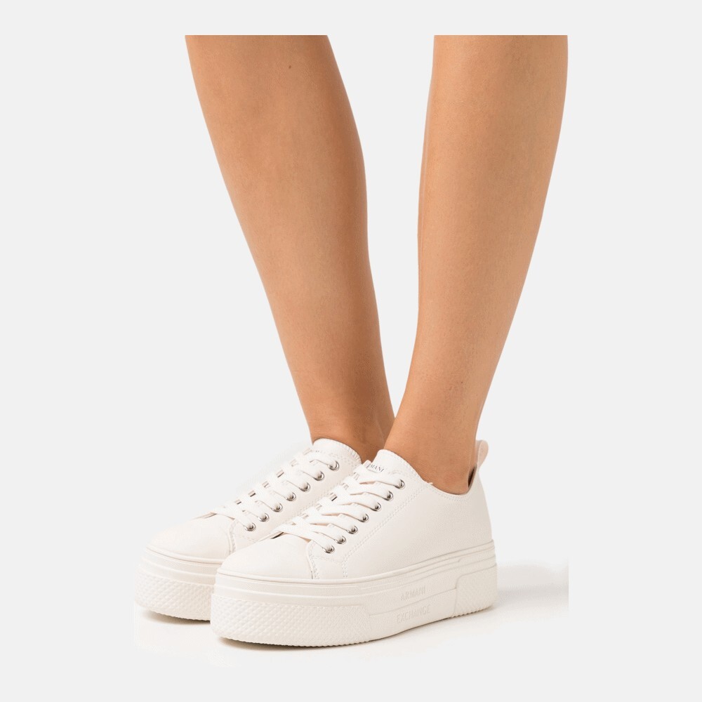 

Кроссовки Armani Exchange Lace Up, off white